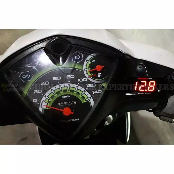 terbaik Volt Meter Digital Motor Mobil WaterProof