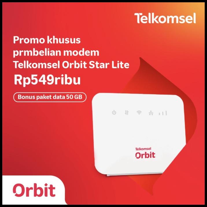 Telkomsel Orbit Star Lite Modem Wifi 4G Bonus Data 50Gb Home Router
