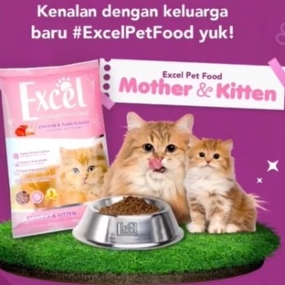 EXCEL CAT FOOD 500GR Fresh Pack /  Makanan Kucing Excel Adult, Mother &amp; Kitten 500gr