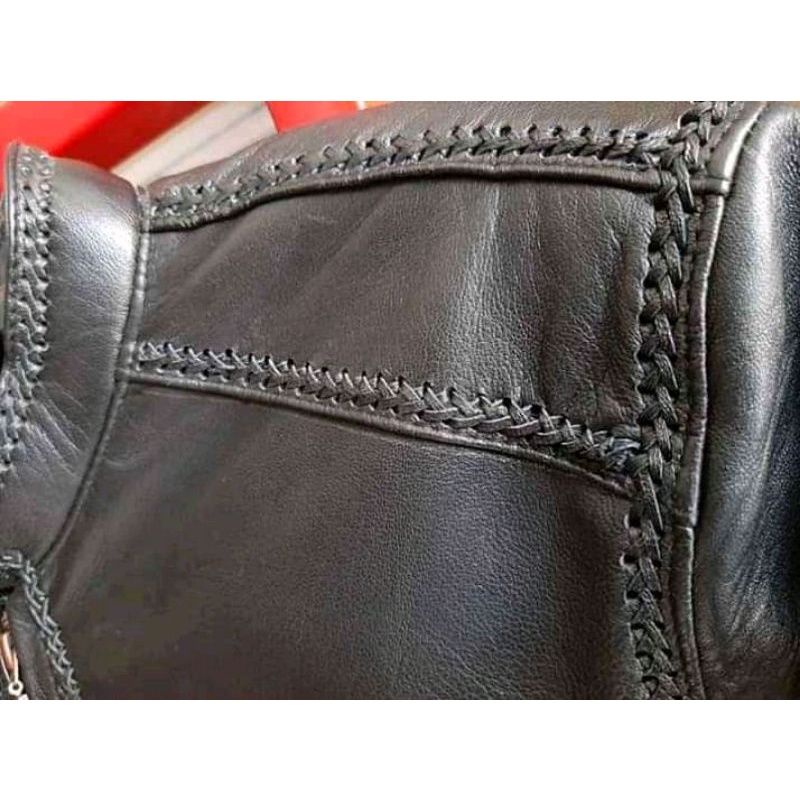 Jaket Pria Kulit Asli Original Model Sulam Jaket Pria Kulit Asli New Elegant Made in Sukaregang Garut
