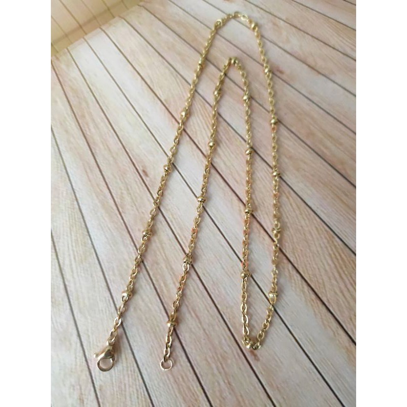 Kalung Nuri Bulat Titanium Kalung Import Wanita