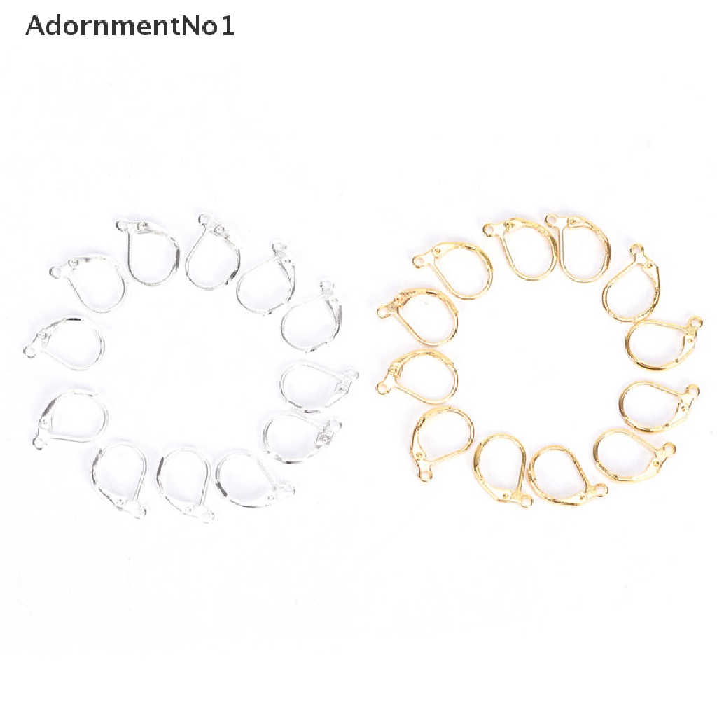 (AdornmentNo1) 50 / 100PCS / Set Kait Lobster Gaya Perancis Untuk Membuat Perhiasan Anting DIY