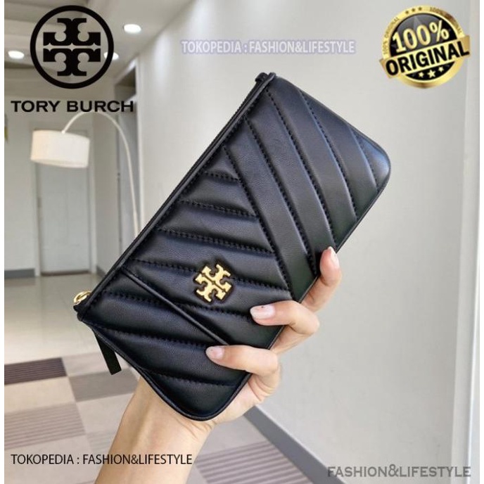 Tory Burch Kira Chevron Phone Wallet 100% Original