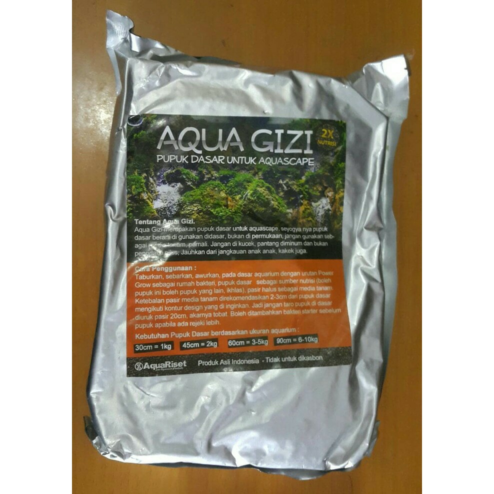 Aqua Gizi Pupuk Dasar Utk Tanaman Air Aquascape Aquarium