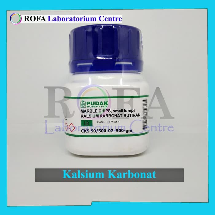 KALSIUM KARBONAT / CALCIUM CARBONATE / CACO3 500 GRAM - MIN ORDER 1