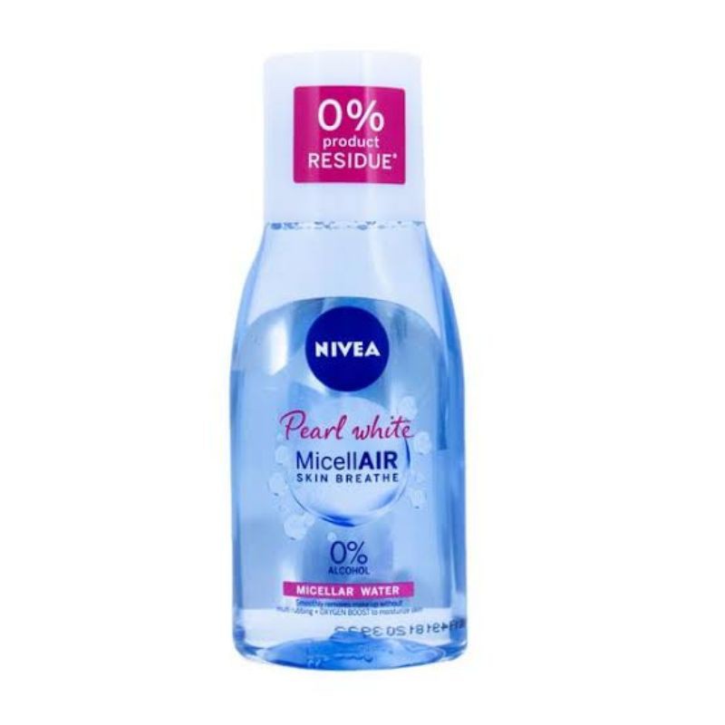 Nivea MicellAir Pearl White Micellr Water 125ml/Nivea Micellar Water/Pembersih Makeup