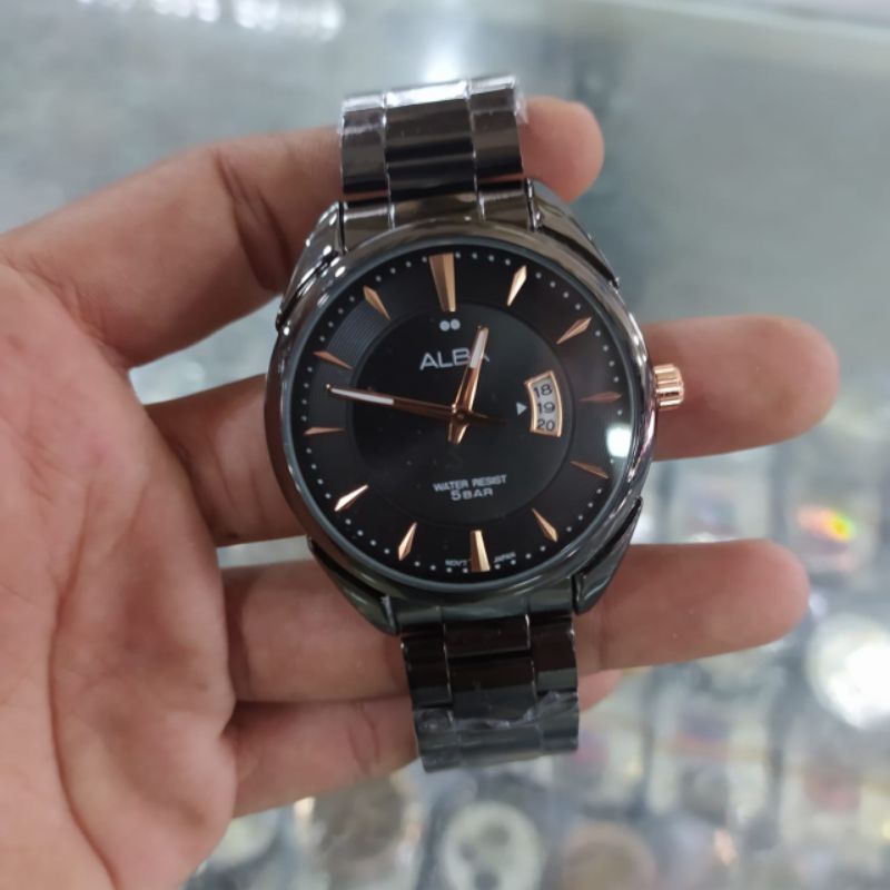 JAM TANGAN PRIA ALBA RANTAI BULAT DATE AKTIF_JAM TANGAN PRIA ALBA TAHAN AIR_JAM TANGAN PRIA ANALOG TERLARIS BAYAR DI TEMPAT