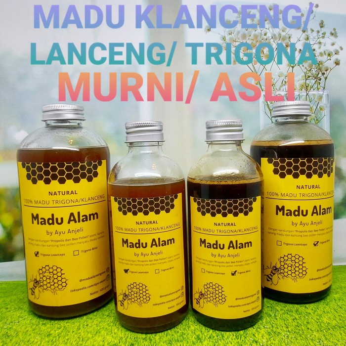 

madu- madu klanceng/ lanceng/ trigona honey100% murni/ asli penangkaran - biroi 300g -madu.
