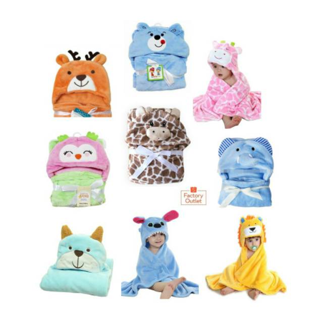 Selimut CarterTopi Boneka / just one you/ kolaco/ Selimut Bayi Karakter Fleece