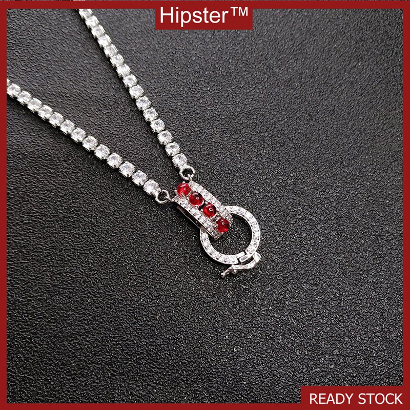 Classic Hot Sale Fashion Ring Full Diamond Sapphire Gold Pendant Necklace