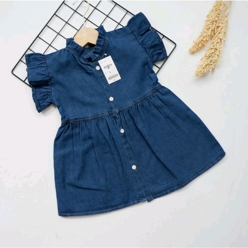 DRESS VANESHA DRESS JEANS ANAK 2-5th Dress anak Jeans DRESS VANESHA / DRESS JEANS ANAK