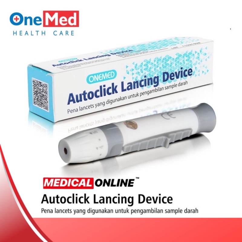 AUTOCLICK PEN LANCING DEVICE ONEMED PENA LANCET BEKAM MEDICAL ONLINE MEDICALONLINE