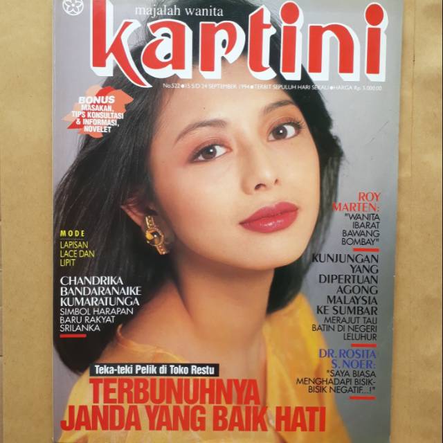 Majalah KARTINI 15 - 24 September 1994 Retnosari