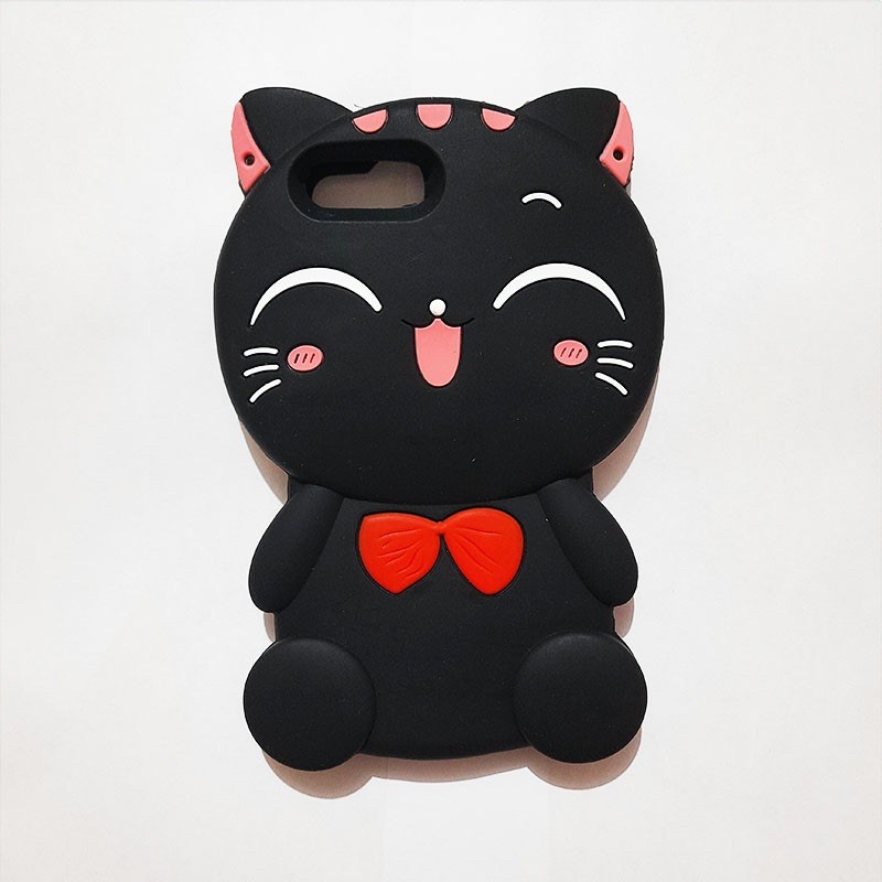 Silikon 3D karakter IPHONE 7 PLUS silikon tebal karakter lucu / case anak anak warna biru / pelindung hp