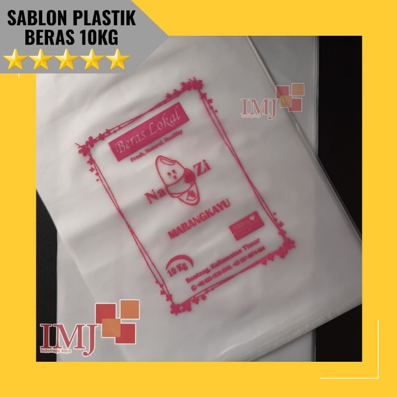 

SABLON PLASTIK BERAS 10KG 10 KG 1 WARNA SABLON PLASTIK BERAS 10kg CUSTOM