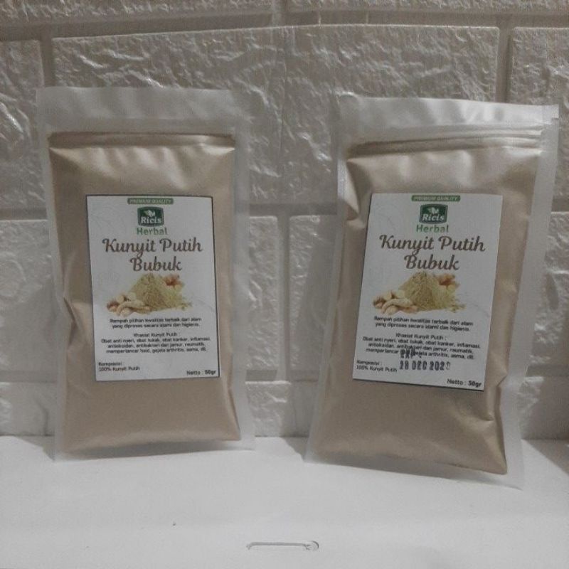 bubuk kunyit putih herbal kunyit putih bubuk asli murni obat anosmia herbal anosmia netto 50 gram