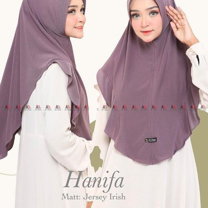 こ JILBAB INSTAN HANIFA ALDHANS SIMPEL TEPI REMPEL ㅵ