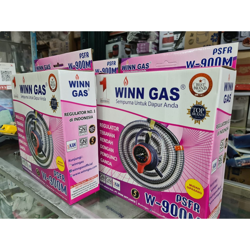 WINN GAS PSFR W-900M Paket Selang &amp; regulator