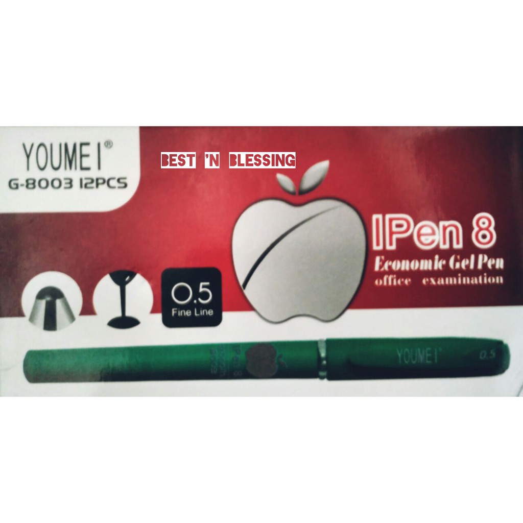 

Pulpen Gel IPen 8 Hitam
