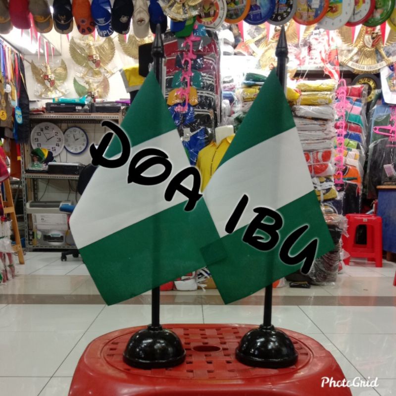 

best seller tiang kayu meja+bendera NIGERIA ready stock