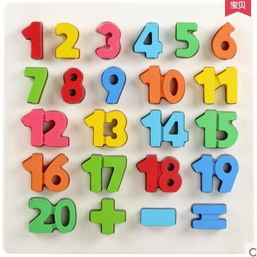 TweedyToys - Rainbow Digital Number - Puzzle Timbul Angka Lucu