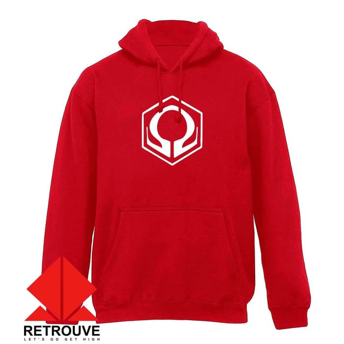 Hoodie Hexohm Logo - Merah