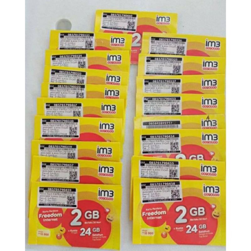 kartu Indosat IM3 2 GB (regis)