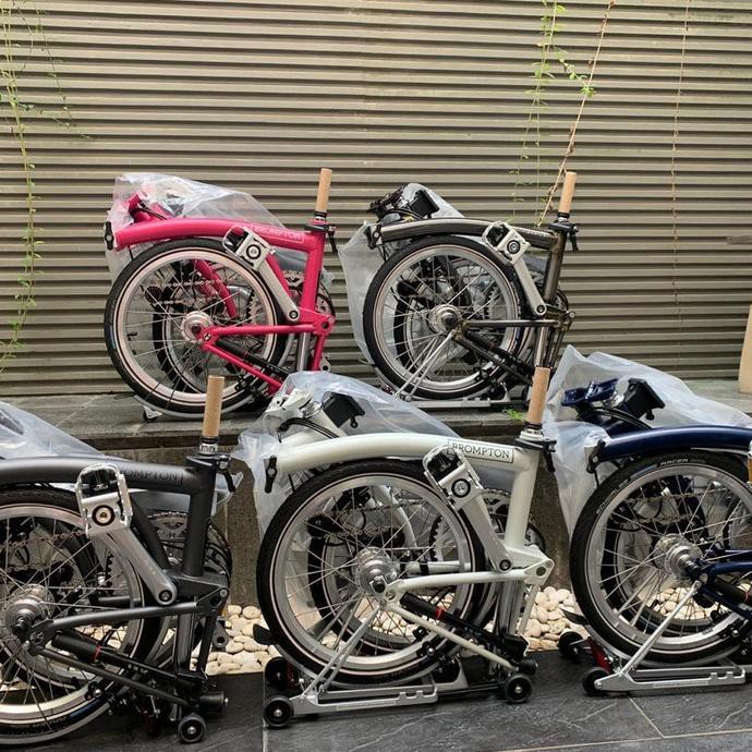 sepeda lipat BROMPTON Tempest blue M6R
