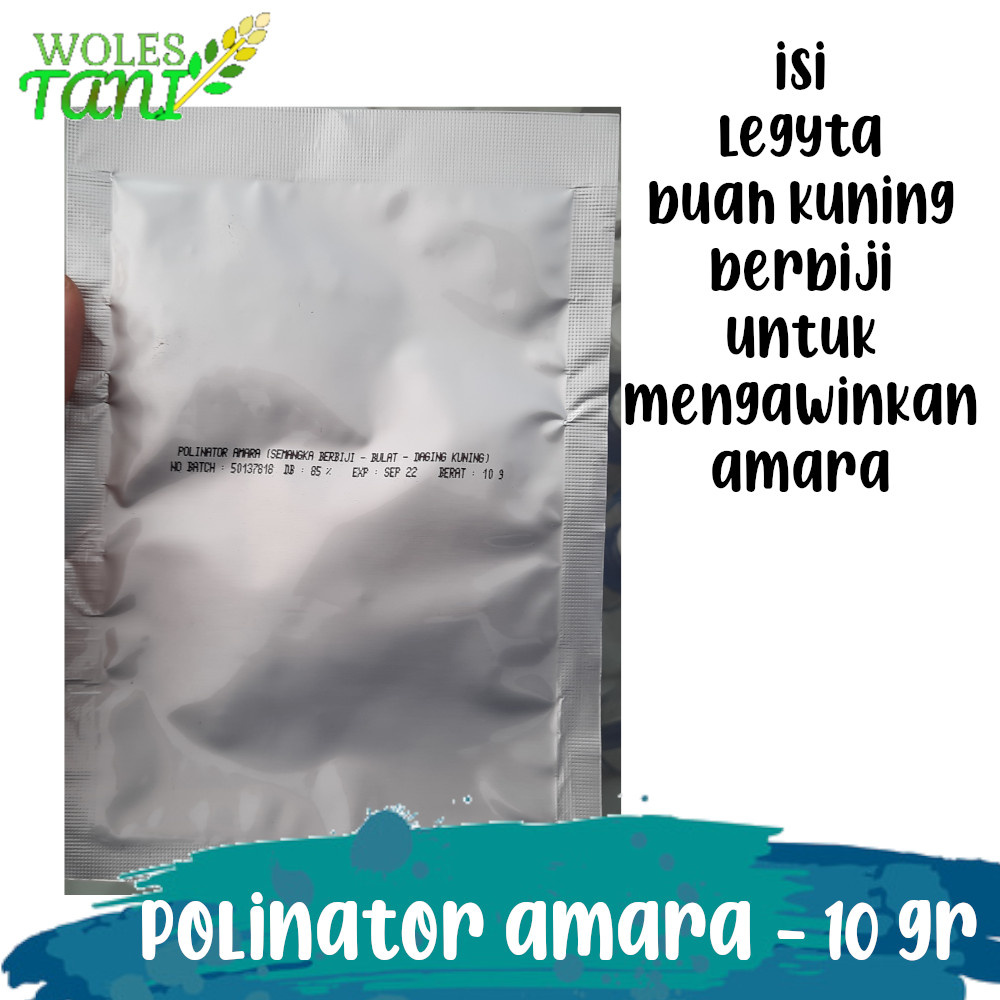 

Benih Semangka Legyta 10 Gram Kemasan Polinator