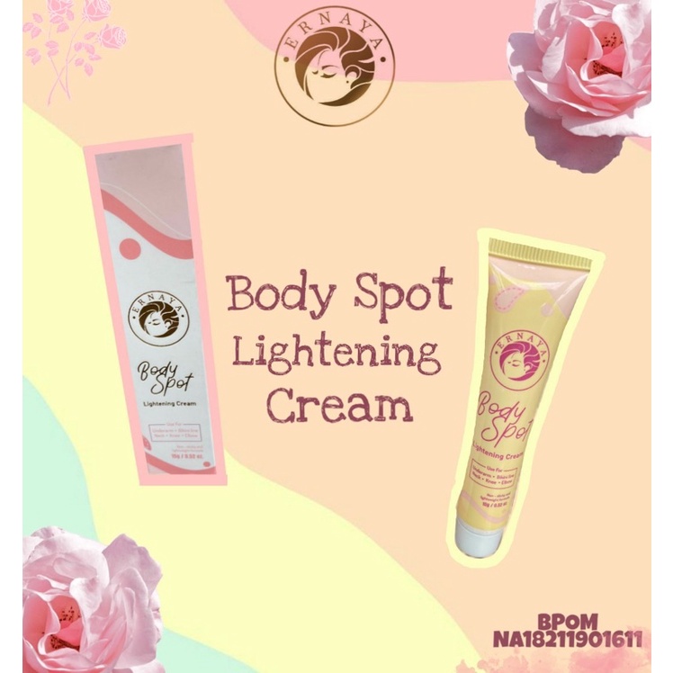 ERNAYA BODY SPOT LIGHTENING CREAM BPOM