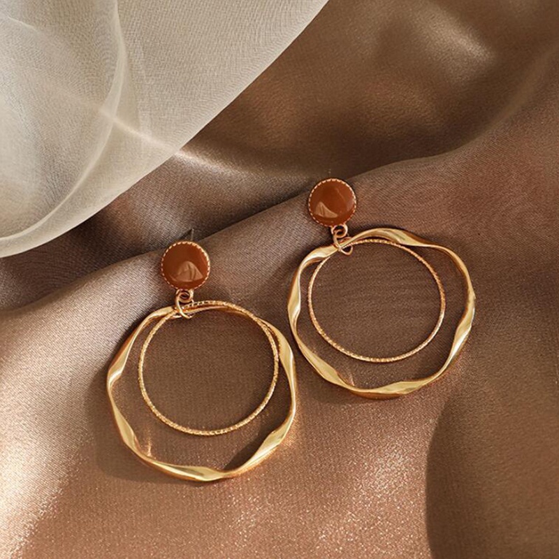 Anting Gantung Panjang Tusuk Gaya Vintage Korea Aksen Mutiara Imitasi Untuk Perhiasan Wanita