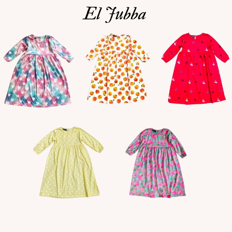 Baju Gamis Anak KAOS baju muslim anak perempuan stelan murah dres gamis anak perempuan dress anak te