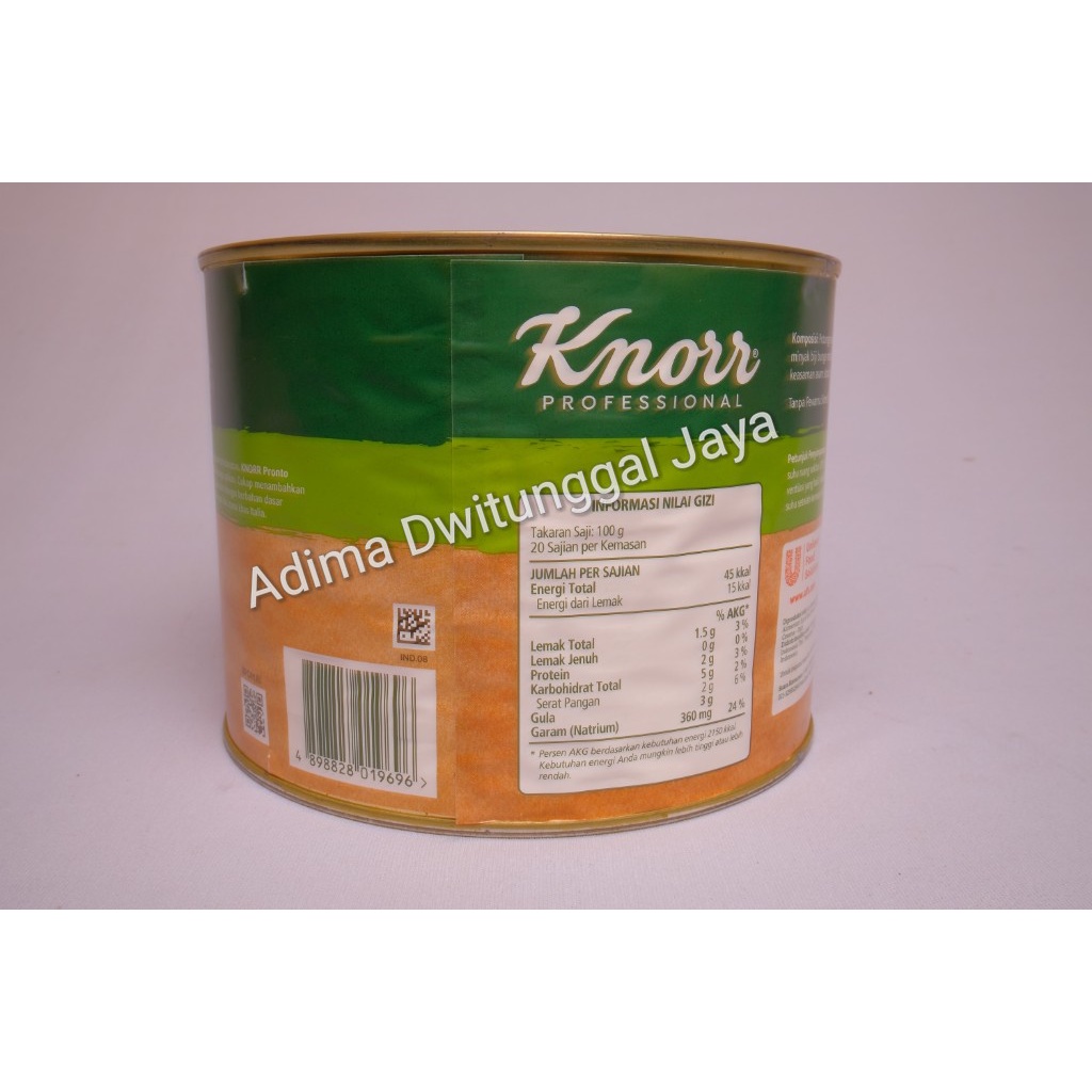 Tomato Pronto Sauce Knorr 2 kg / Saus Tomat Itali