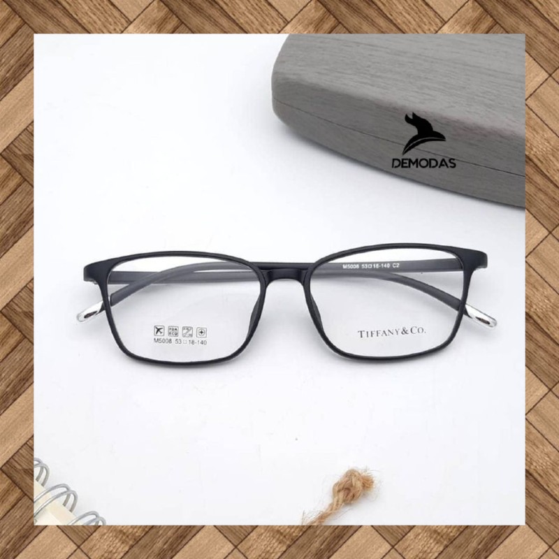 Demodas Frame KACAMATA LENTUR ( Photocromic Fotokromik Bluecromic photochromic potocromic fotocromic ) Lensa Photochromic Bluechromic Frame Kacamata Wanita Pria Minus Normal Silinder Plus Demodas Glasses 5008