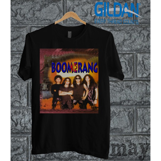 KAOS BAND BOOMERANG TSHIRT ORIGINAL GILDAN SOFTSTYLE BOOMER 2