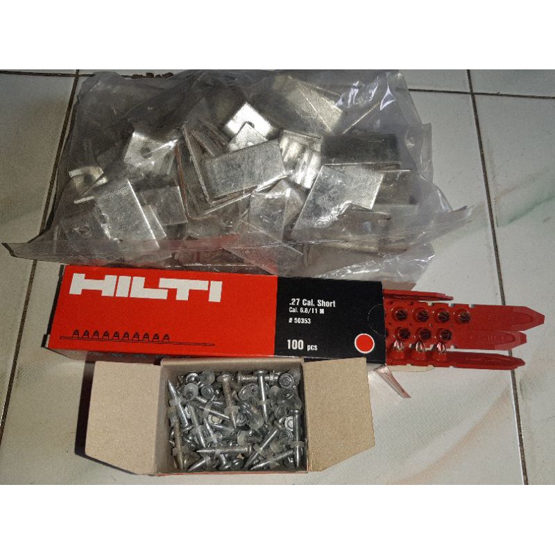 Jual Mesiu Paku Ramset Dan Siku Tipe Renceng Merk Hilti Superfix Original Per Barang Shopee