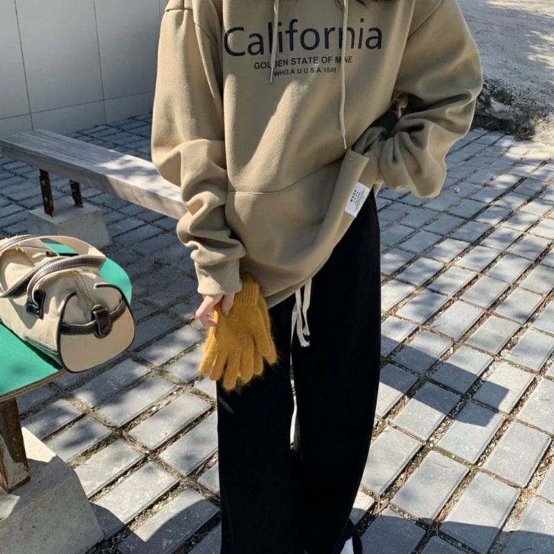 CALIFORNIA HOODIE SWEATER WANITA - HOODIE WANITA FLEECE