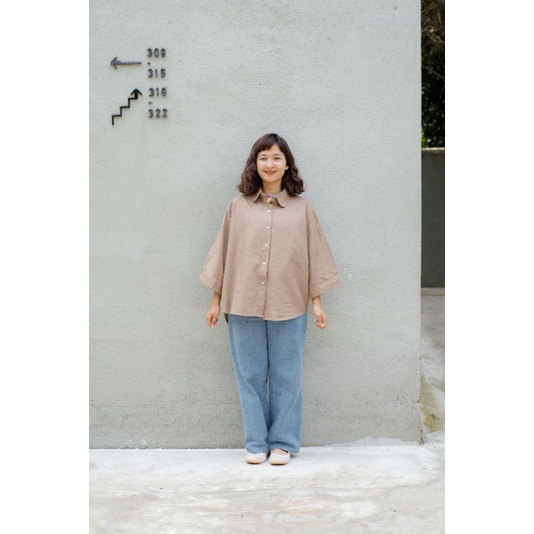 Eveseitch - Bora Over Size Shirt - Kemeja Over Size Wanita