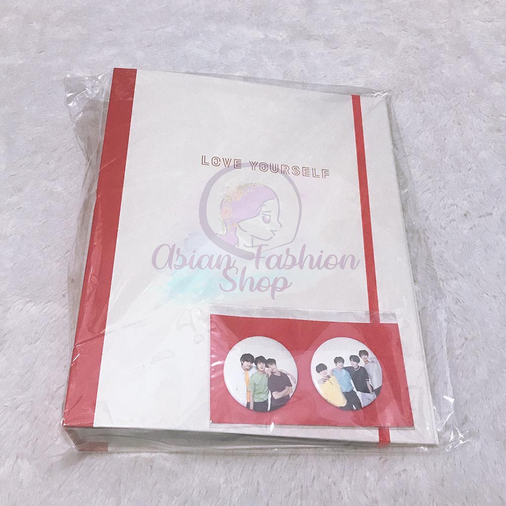 BTS Love Yourself Tour Can Badge Book (binder) Official MD, kolbuk collect book