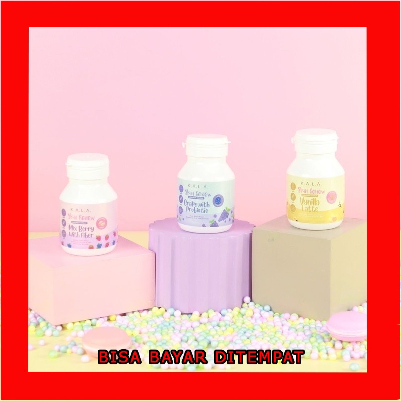 KALA Skin Renew 30gr (KALA Collagen Drink Minuman Serbuk) -  vitamin wajah - vitamin wajah glowing -