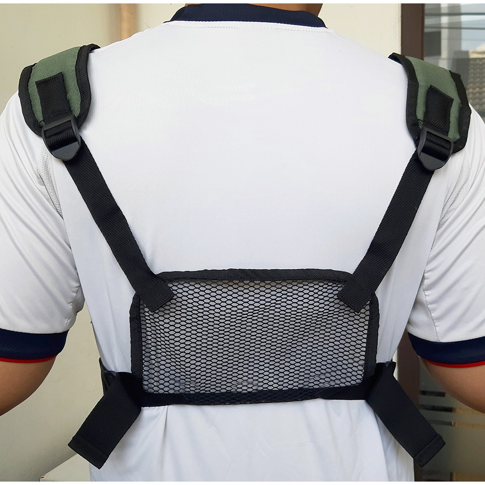 Tas Dada Pria Tactical ELEGANTE SECRET - Chest Bag Pria - Tas Selempang Dada Pria Distro Slim Fit