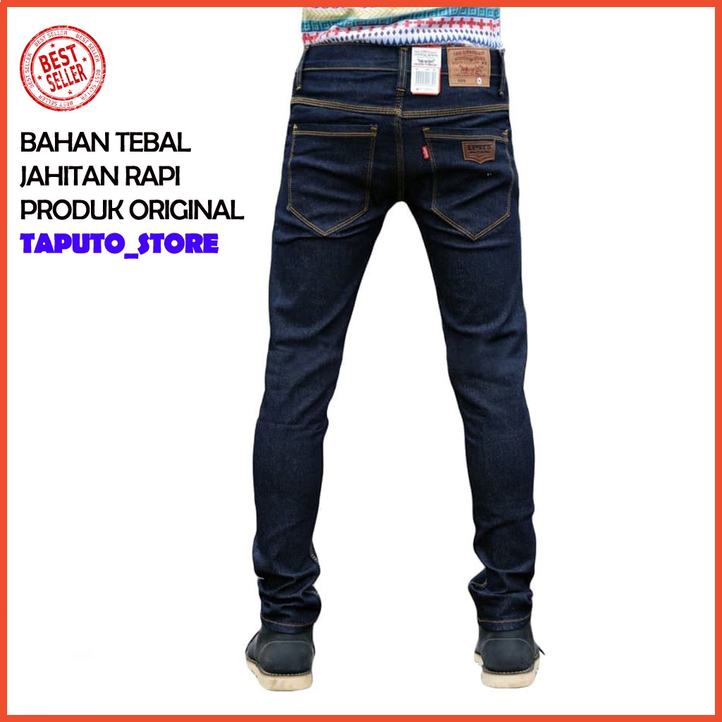 Jual Cod Bayar Di Tempat Celana Jeans Pria Celana Levis Pria Slim Fit  Celana Jeans Panjang Pria Murah Indonesia|Shopee Indonesia