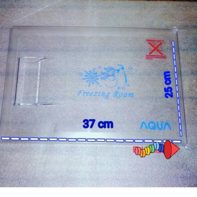 TUTUP FREEZER KULKAS AQUA AQR 187 RESMI AQUA ORIGINAL