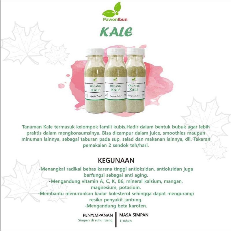 

Kale/Tambahan MPASI