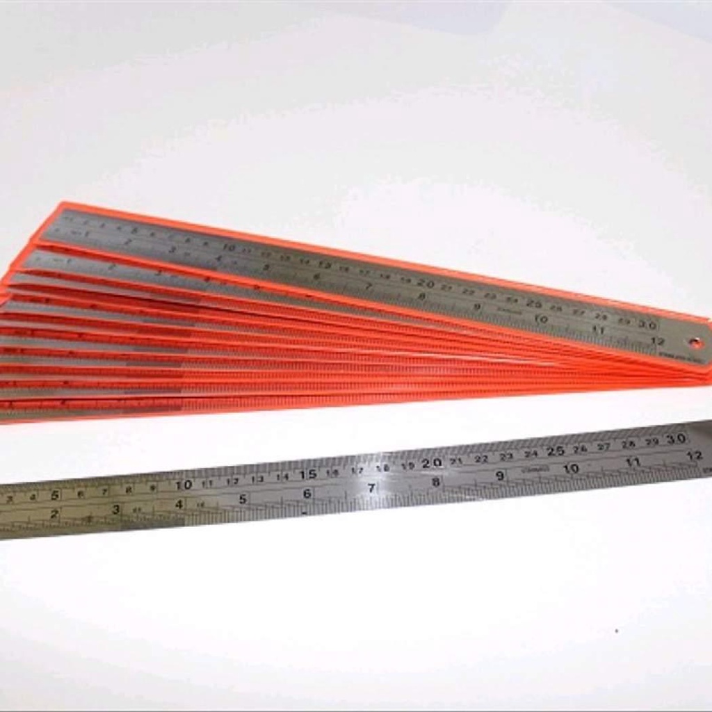 

Penggaris Besi 30 cm Termurah Stainless - Penggaris Besi / Pengaris Stainless Steel 30 Cm