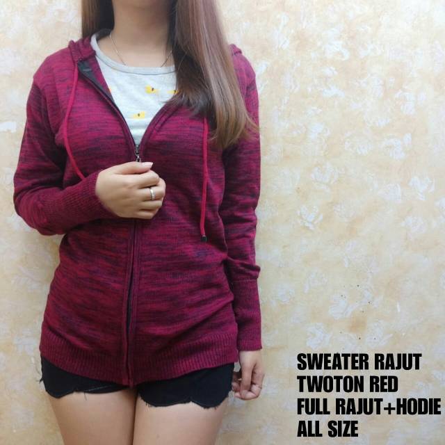 SWEATER RAJUT TWOTON ALLSIZE UNISEX XL