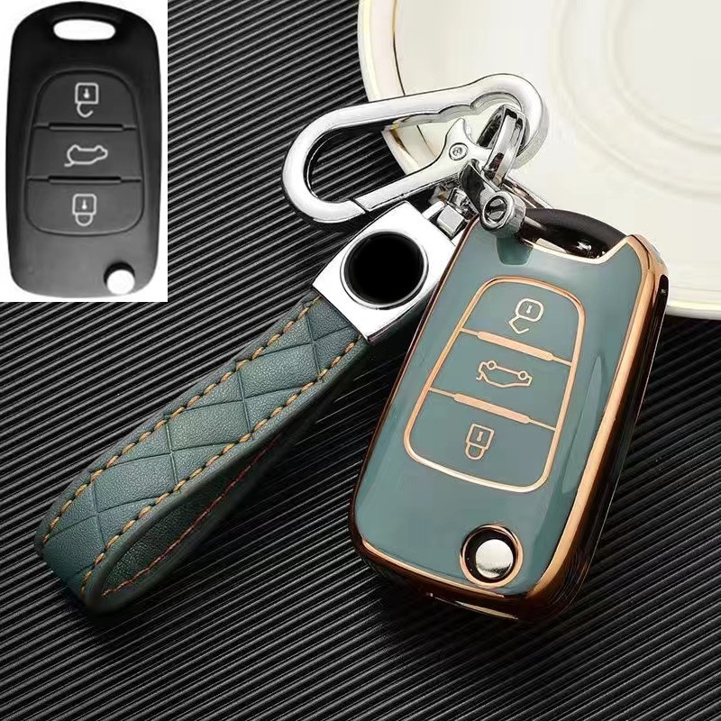 Case Kunci Mobil Bahan TPU Untuk Kia K2 K4 KX Rio Sorento Cerato Forte Stonic Carnival Niro Morning Picanto Elantra