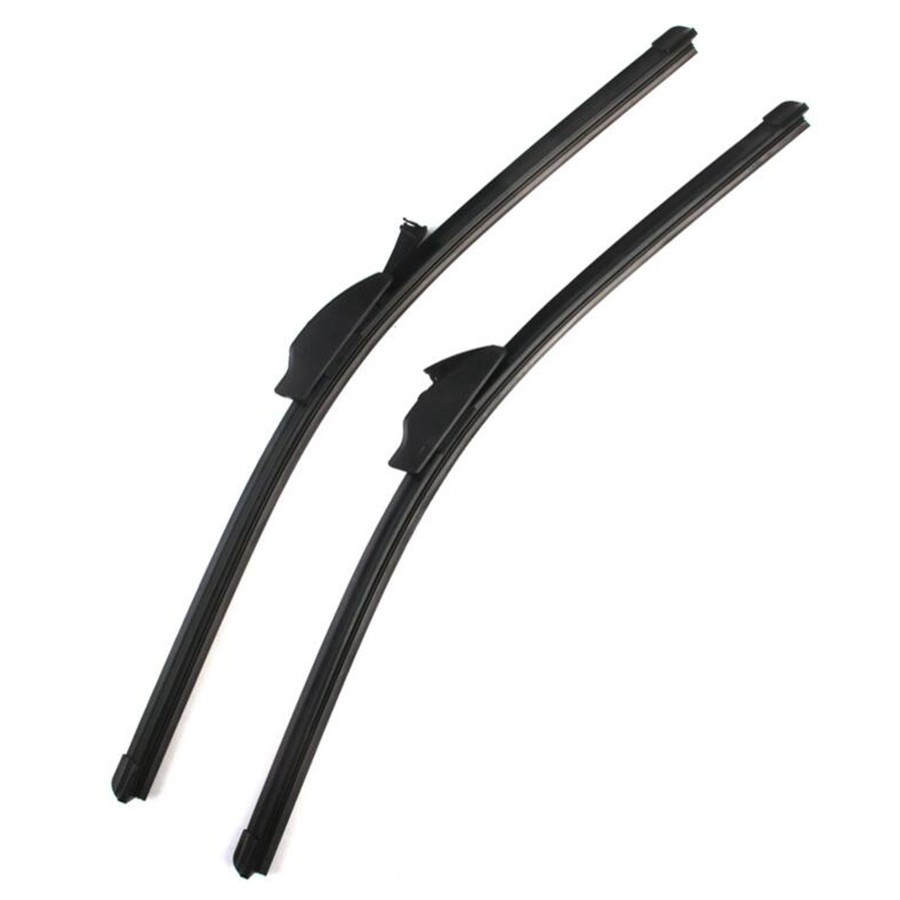 2in1 Universal 18&quot; U-type Soft Frameless Bracketless Rubber Car Windshield Wiper Blade
