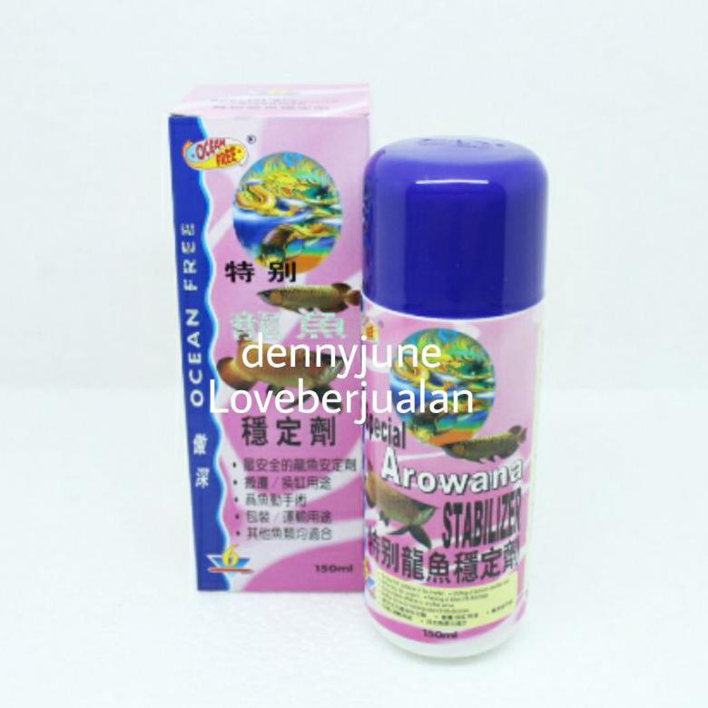 Ready Ocean Free Arowana Stabillizer Obat Bius Arwana Penenang Salon Operasi Ikan Hias