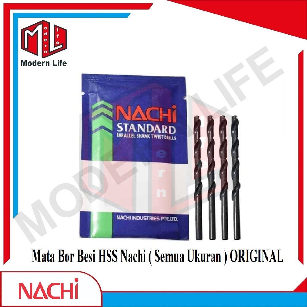 NACHI Mata Bor Besi HSS ORIGINAL ( Semua Ukuran ) 1mm - 9.5mm